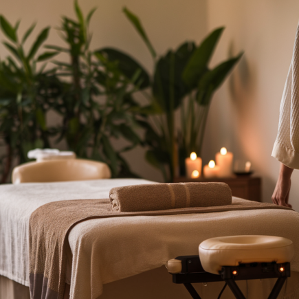 spa-table-massage-bougies-plantes