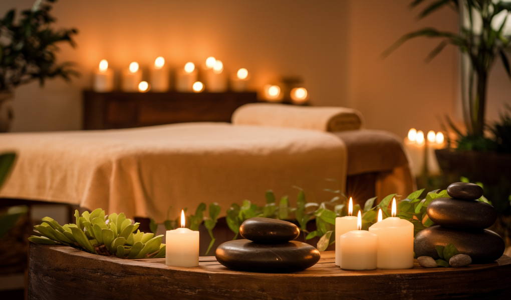salle-massage-bougies-plantes-tamisee