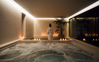 spa-moderne-peignoir-jacuzzi-bougies