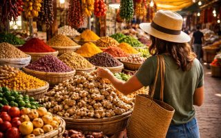 marche-exotique-etal-gingembre-epices