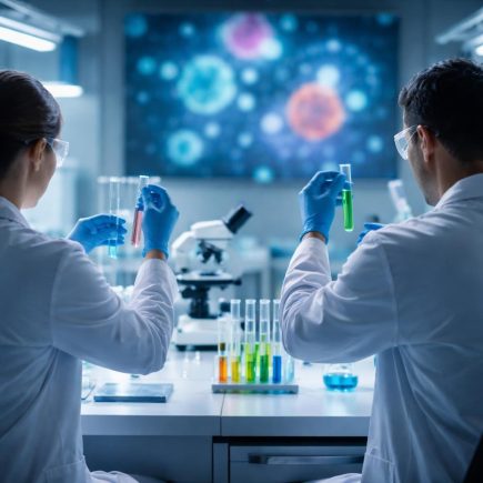 scientifiques-laboratoire-tubes-echantillons-microbiens