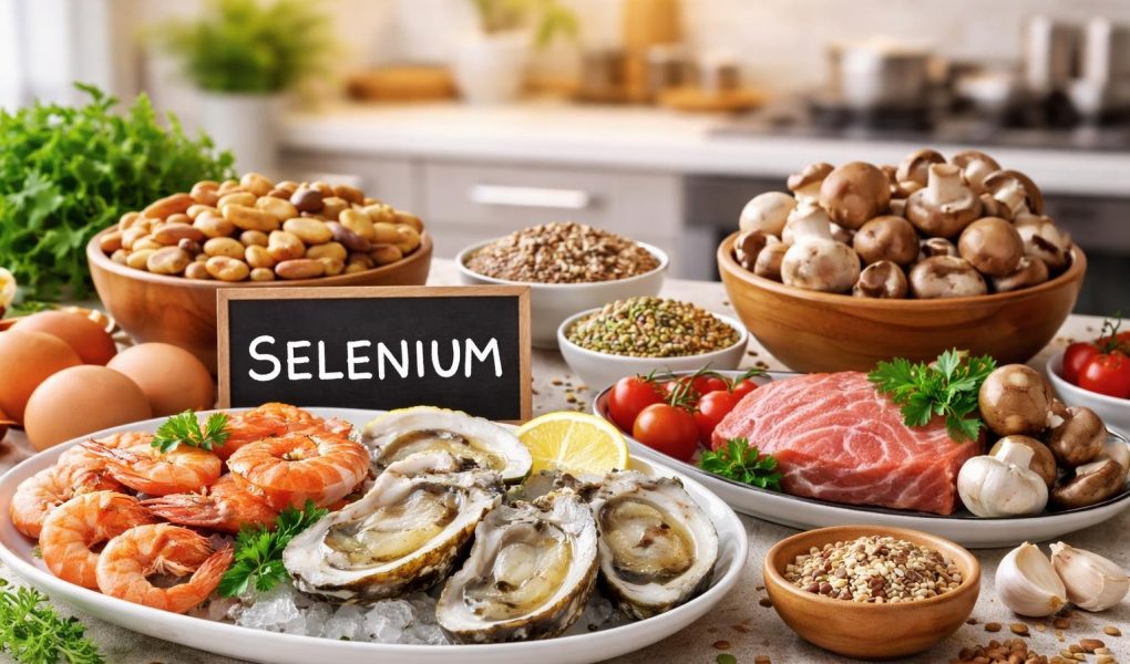 table-aliments-selenium-cuisine-moderne