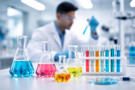 laboratoire-flacons-tubes-liquides-scientifique