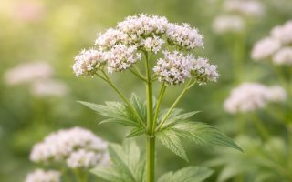 plante-valeriane-fleurs-feuilles-vertes