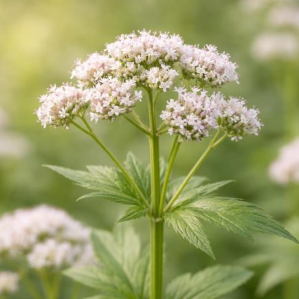 plante-valeriane-fleurs-feuilles-vertes