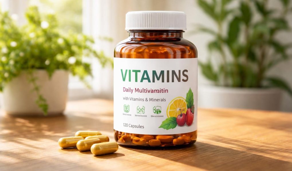 vitamines-gelules-table-plantes-floues