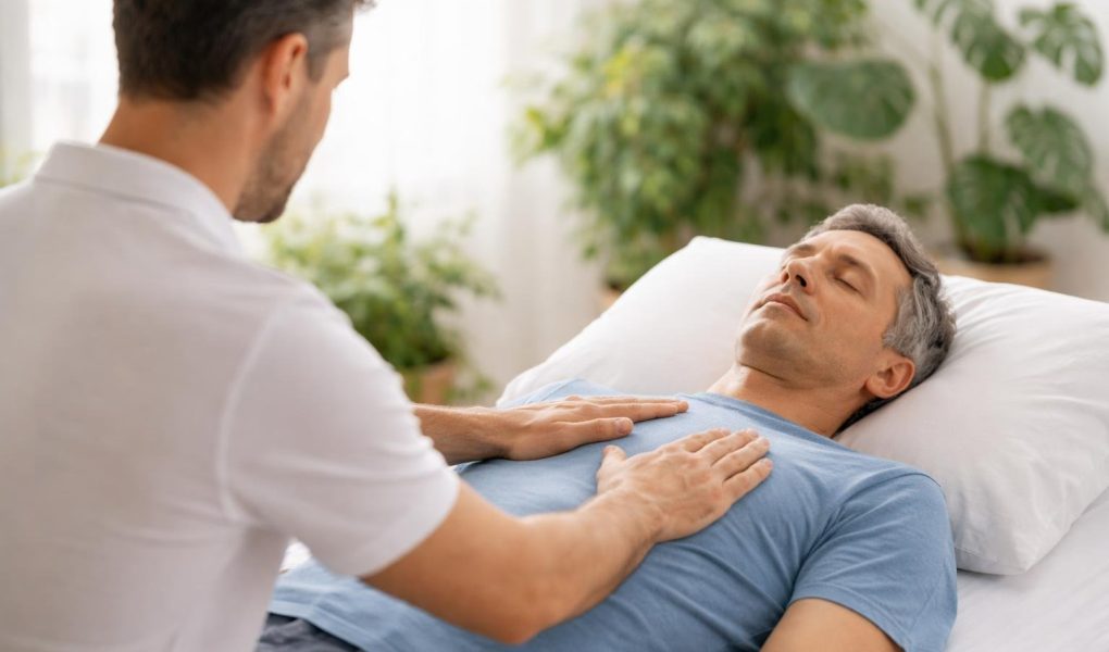 therapeute-kine-patient-plantes-ambiance