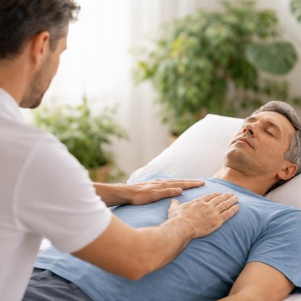 therapeute-kine-patient-plantes-ambiance