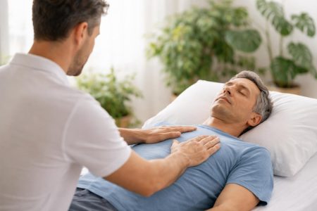 therapeute-kine-patient-plantes-ambiance