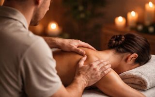 therapeute-massage-epaule-ambiance-apaisante