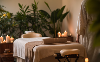 spa-table-massage-bougies-plantes
