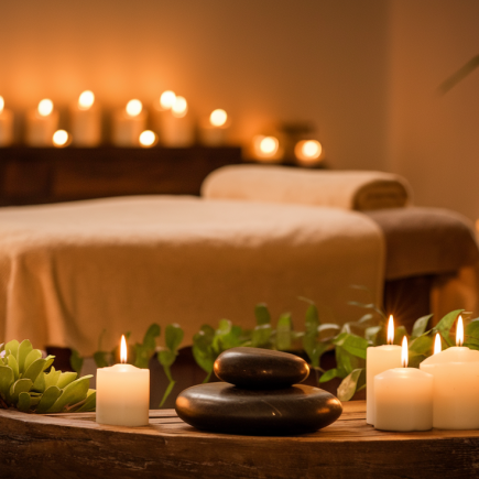 salle-massage-bougies-plantes-tamisee