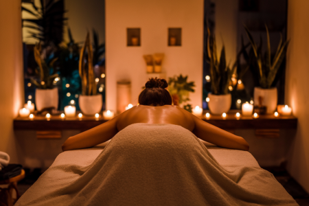 personne-massage-bougies-plantes-serenite