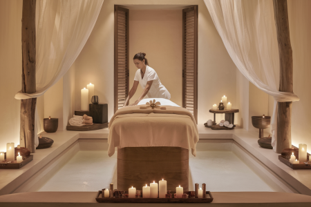 table-massage-bougies-lumieres-tamisees