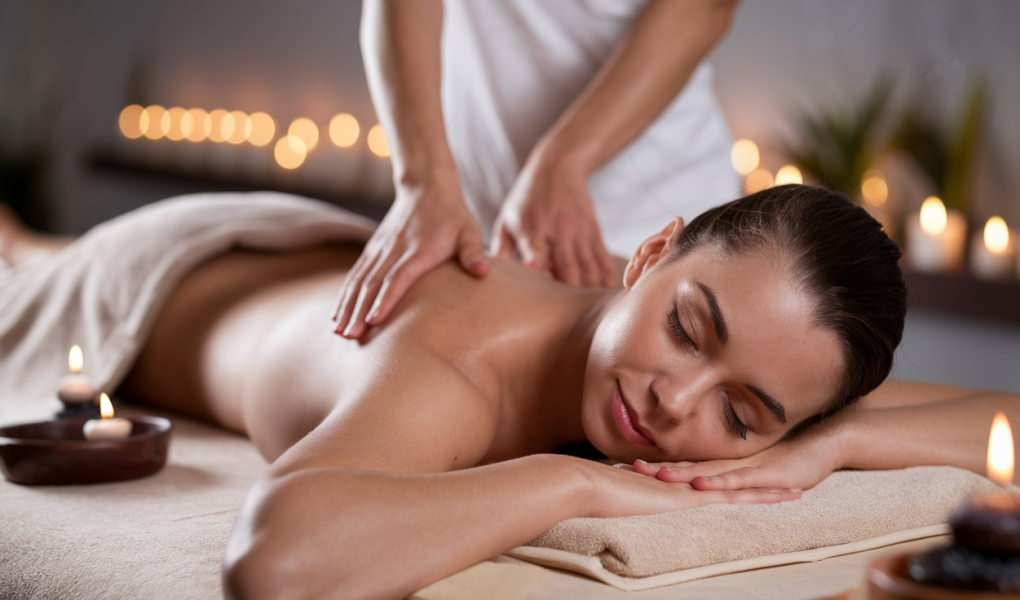 dos-massage-spa-bougies-plantes