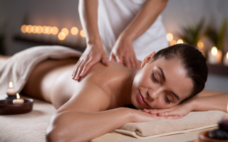 dos-massage-spa-bougies-plantes