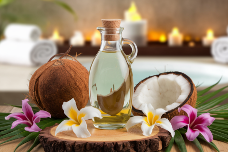 flacon-huile-coco-fleurs-tropicales