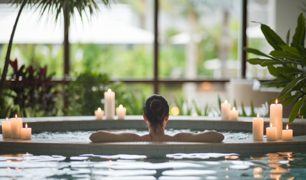 spa-moderne-bain-bougies-plantes