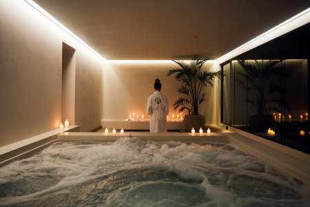 spa-moderne-peignoir-jacuzzi-bougies
