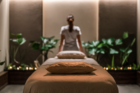 salon-massage-eclairage-plantes-relaxant